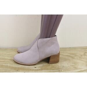 New Eileen Fisher Boots 6.5 Beige Leather Rhlan Ankle Bootie Shoes
